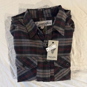 Hawk's Bay Plaid Flannel Shirt